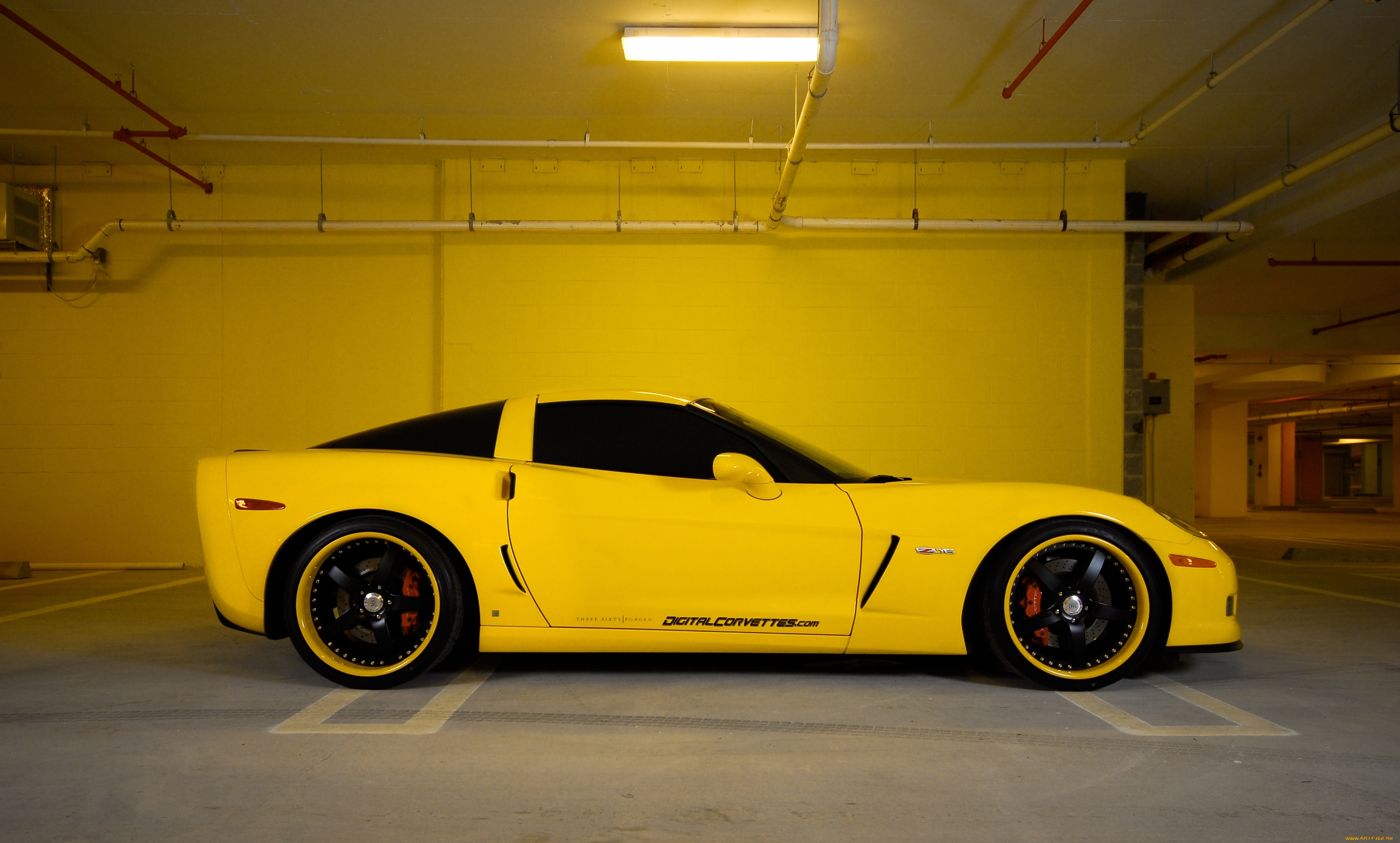 , corvette, auto, city, parking, , 